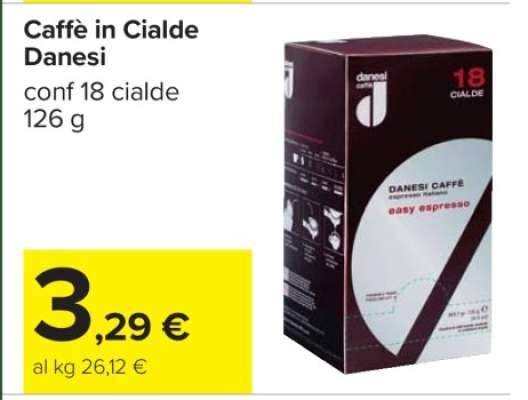 Caffè in cialde Danesi