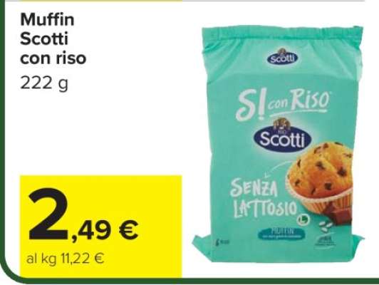 Muffin Scotti con riso