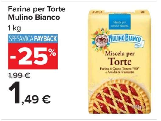 Farina per Torte Mulino Bianco