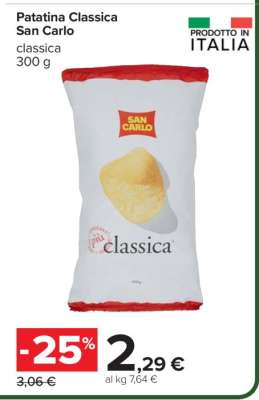 Patatina Classica San Carlo