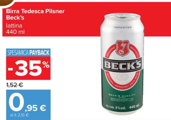 Birra Tedesca Pilsner Beck’s