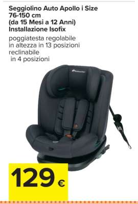 Seggiolino Auto Apollo i Size