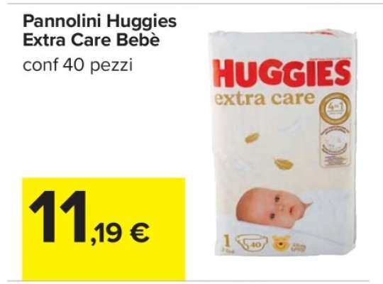 Pannolini Huggies Extra Care Bebè