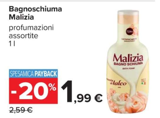 Bagnoschiuma Malizia