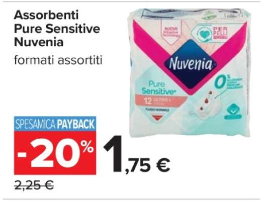 Assorbenti Pure Sensitive Nuvenia