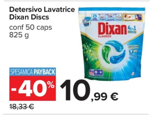 DETERSIVO LAVATRICE DIXAN DISCS