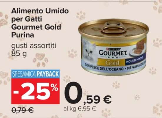 Alimento umido per gatti Gourmet Gold Purina
