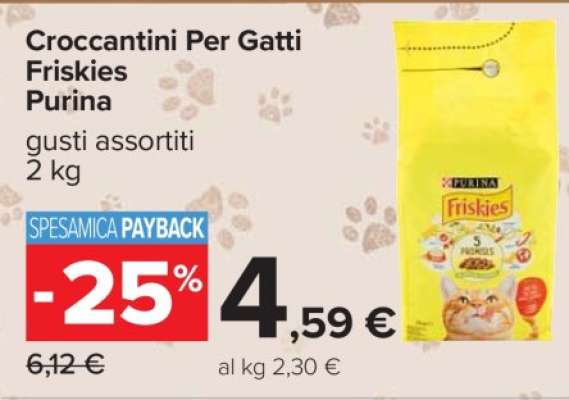 Croccantini per Gatti Friskies Purina