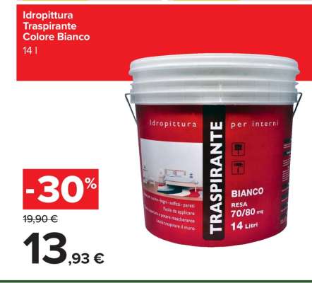 Idropittura Traspirante Colore Bianco