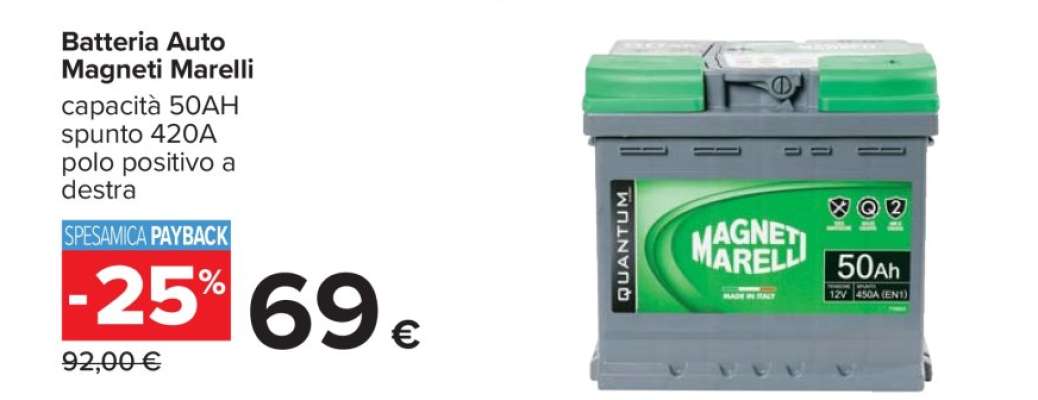 Batteria Auto Magneti Marelli