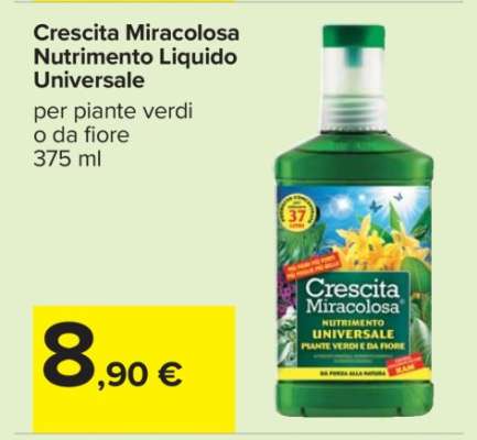 Crescita Miracolosa Nutrimento Liquido Universale