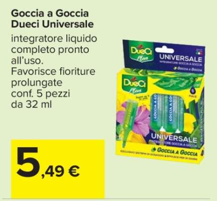 Goccia a Goccia Dueci Universale