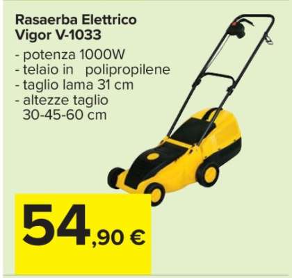 Rasaerba Elettrico Vigor V-1033