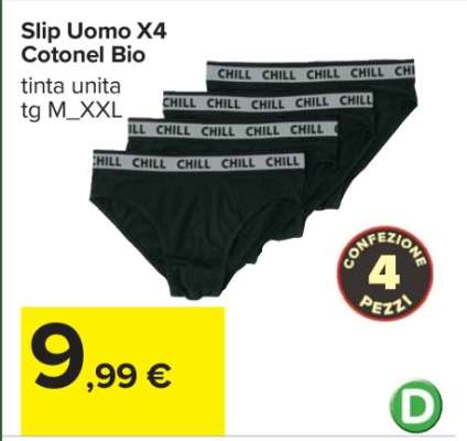Slip Uomo X4 Cotonel Bio