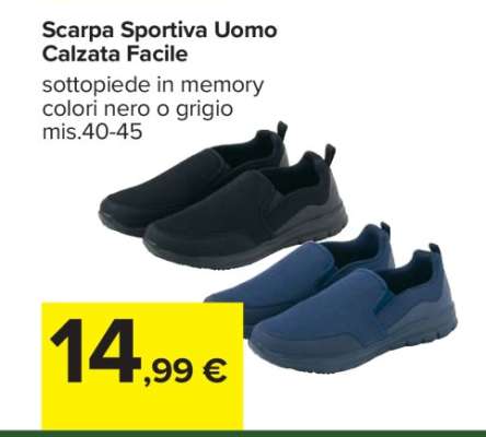 Scarpa Sportiva Uomo Calzata Facile
