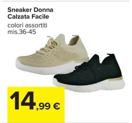 Sneaker Donna Calzata Facile