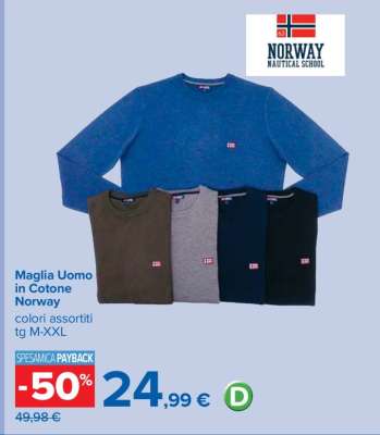 Maglia Uomo in Cotone Norway