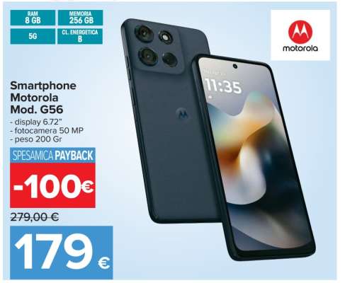 Smartphone Motorola Mod. G56