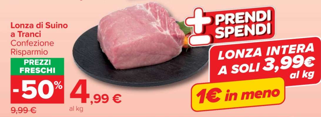 Lonza di Suino a Tranci