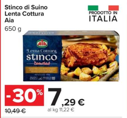 Stinco di Suino Lenta Cottura Aia