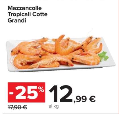 Mazzancolle Tropicali Cotte (Grandi)