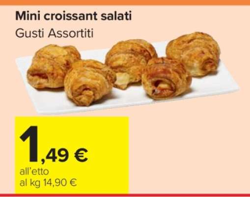 Mini Croissant Salati