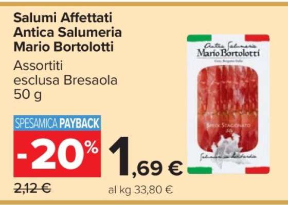 Salumi Affettati Antica Salumeria Mario Bortolotti