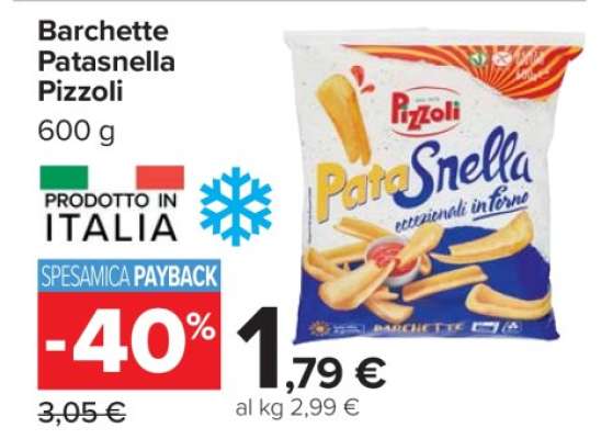 Barchette Patasnella Pizzoli