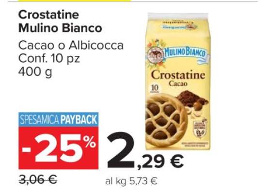 Crostatine Mulino Bianco