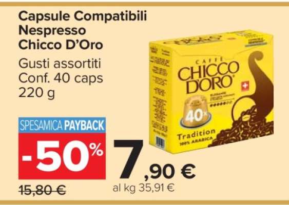 Capsule Compatibili Nespresso Chicco D’Oro