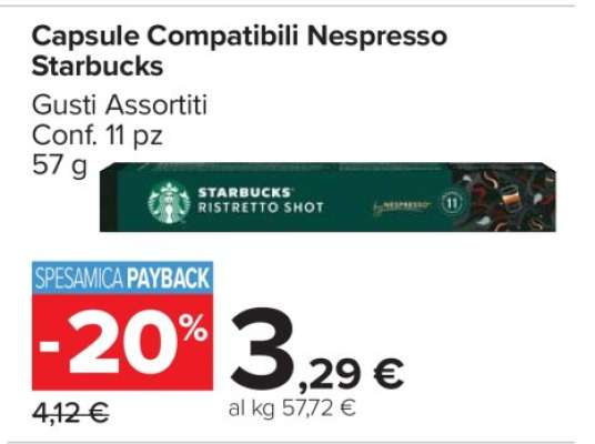Capsule Compatibili Nespresso Starbucks