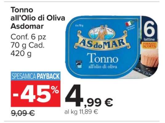Tonno all’Olio di Oliva AsdoMar