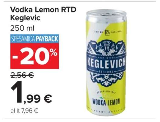 Vodka Lemon RTD Keglevic