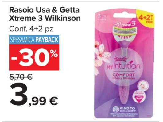 Rasoio Usa & Getta Xtreme 3 Wilkinson