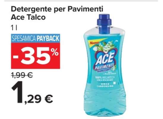 Detergente per Pavimenti Ace Talco