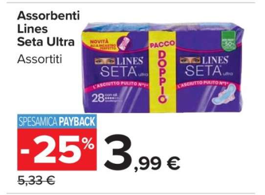 Assorbenti Lines Seta Ultra