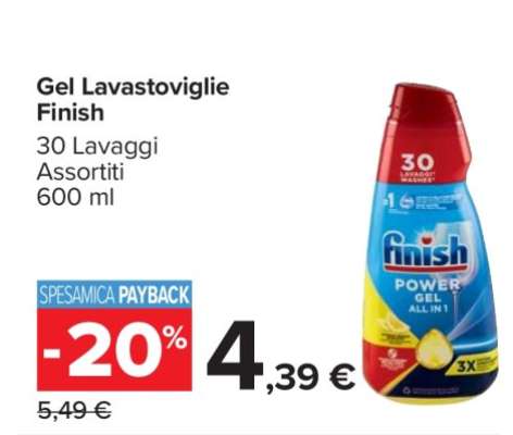 Gel Lavastoviglie Finish