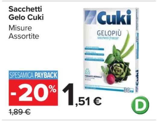 Sacchetti Gelo Cuki