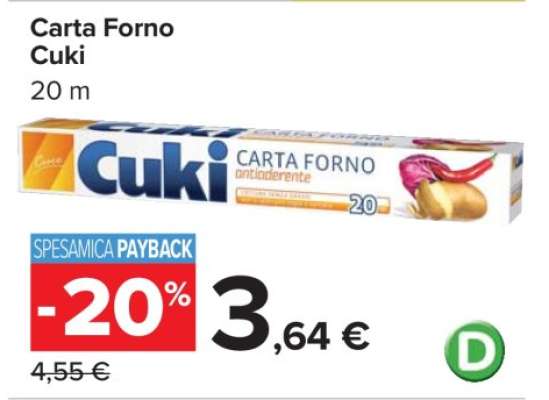 Carta Forno Cuki