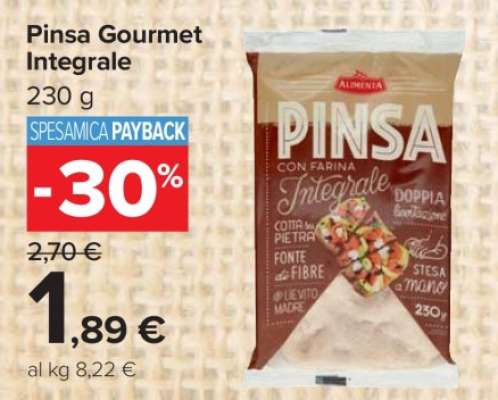 Pinsa Gourmet Integrale