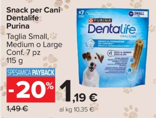 Snack per Cani Dentalife Purina