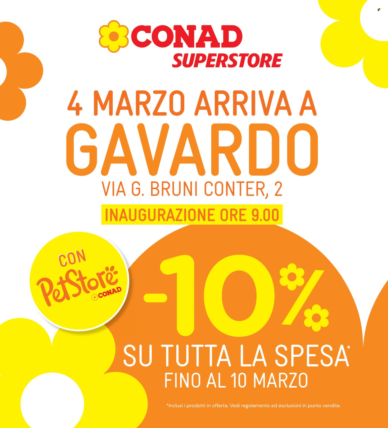 Volantino Conad - 4/3/2026 - 10/3/2026. Pagina 1