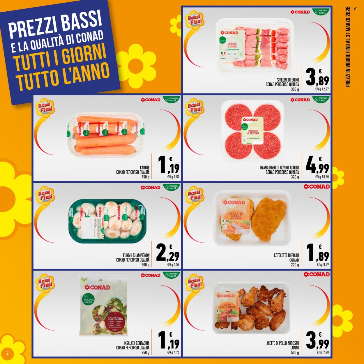 Volantino Spesa Facile Conad - 1/3/2026 - 31/3/2026. Pagina 2