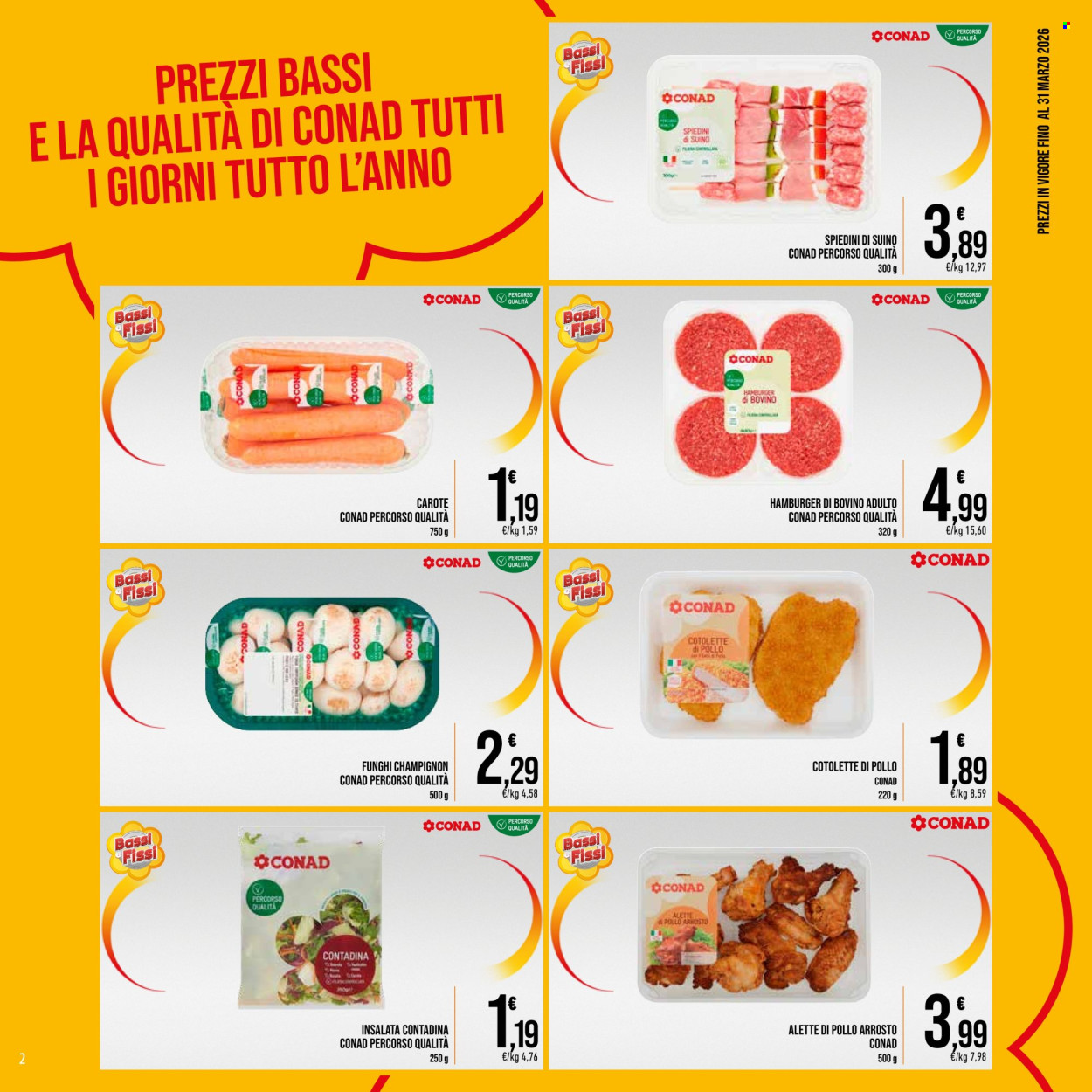 Volantino Spesa Facile Conad - 1/3/2026 - 31/3/2026. Pagina 2