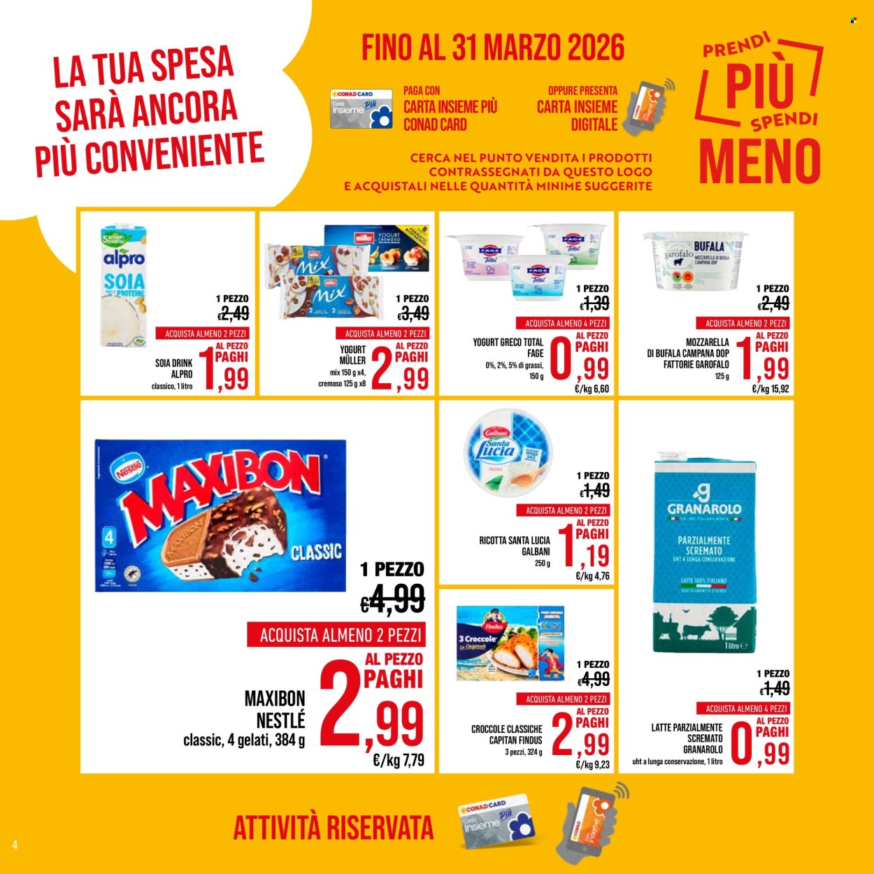 Volantino Spesa Facile Conad - 1/3/2026 - 31/3/2026. Pagina 4