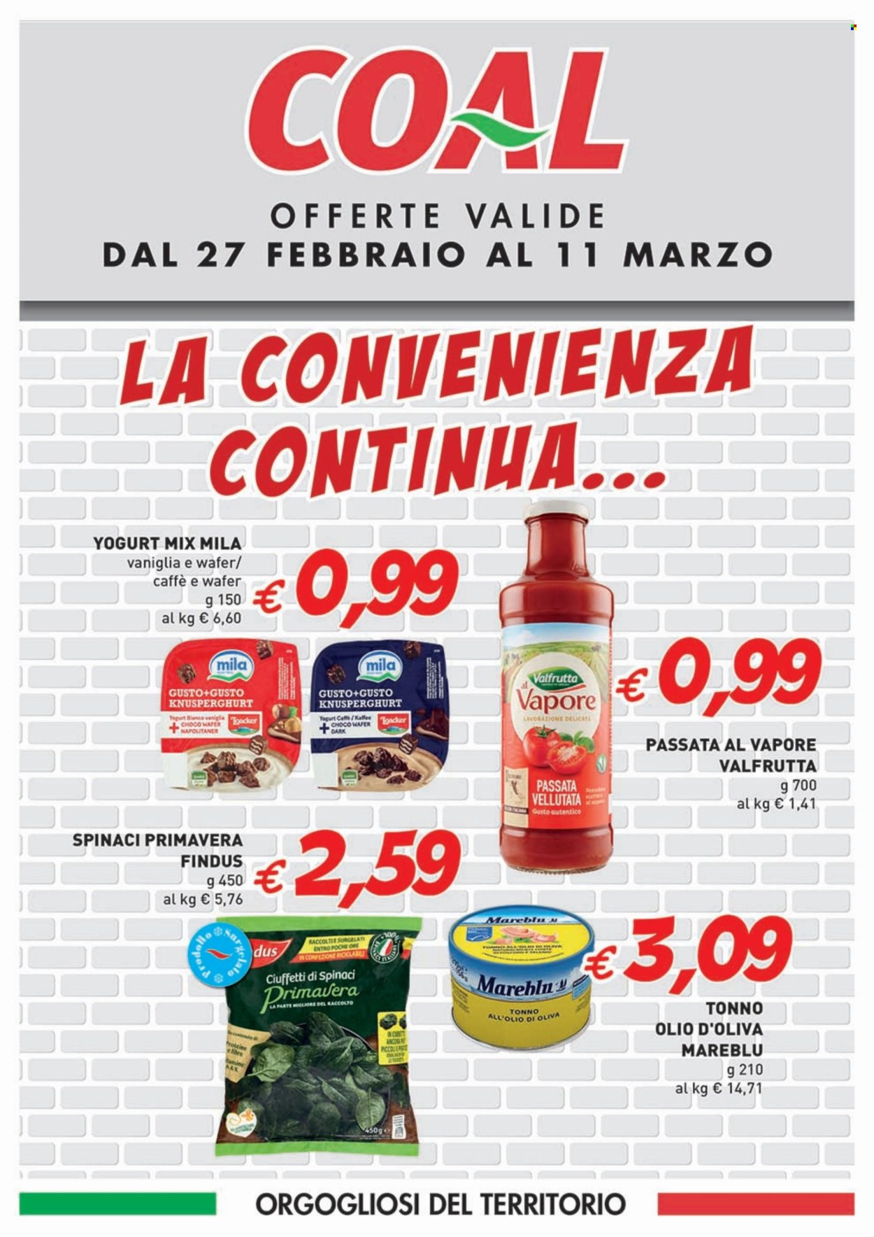 Volantino COAL - 27/2/2026 - 11/3/2026. Pagina 1