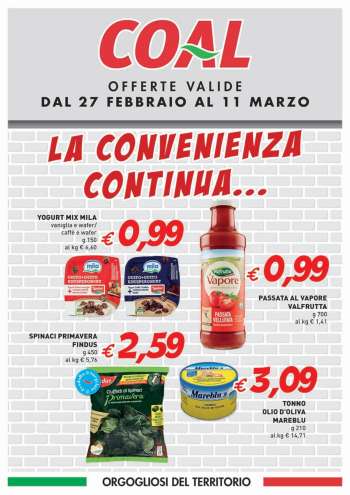 Volantino COAL - 27/2/2026 - 11/3/2026.