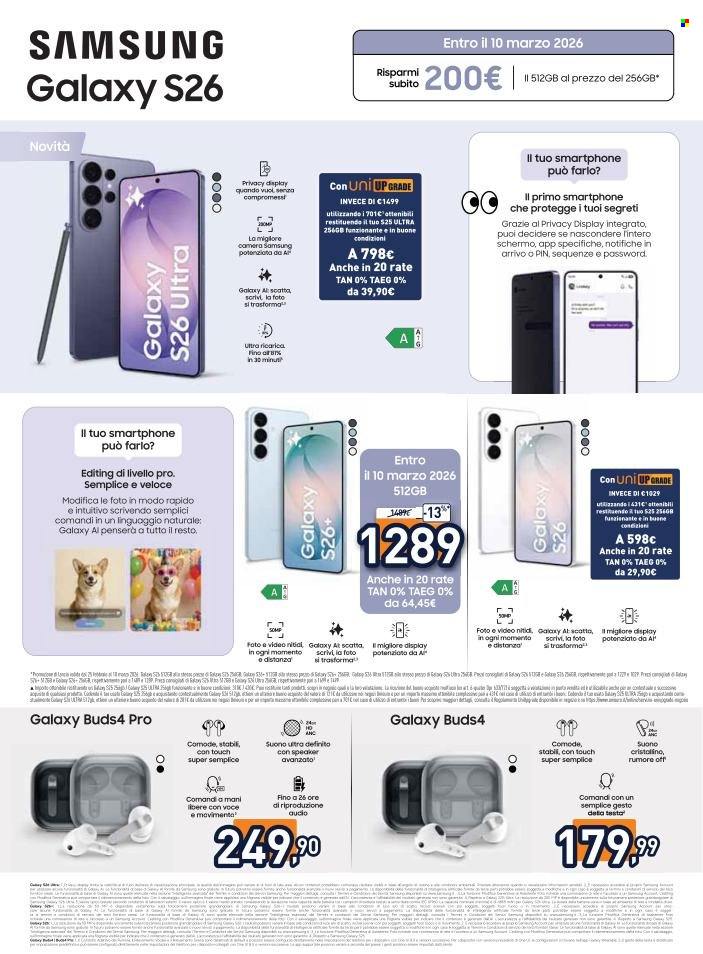 Volantino Unieuro - 27/2/2026 - 19/3/2026. Pagina 31