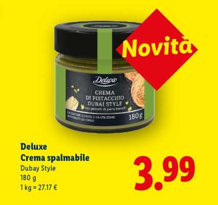 Deluxe Crema spalmabile Dubay Style