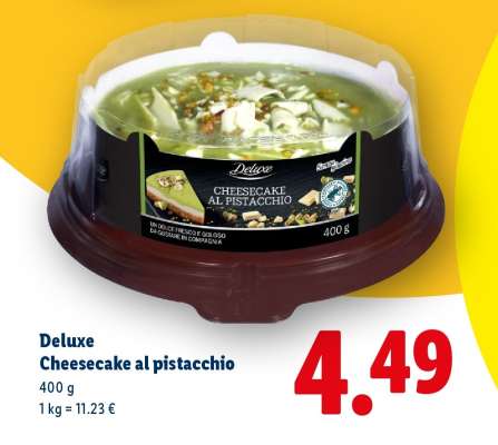 Deluxe Cheesecake al pistacchio